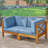 BRAVA X-BACK LOVESEAT, BLUE, Assembly required