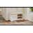 28.74"Shoe Storage Bench with 2 Door Cabinet, Entryway Bench with Shoe Storage, Shoe Bench with Cushion-1907837039