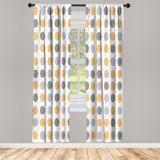 Microfiber Semi Sheer Curtain Pair