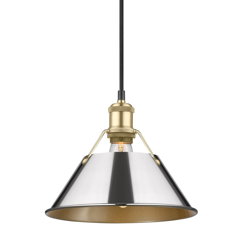 Weatherford 1 - Light Pendant, Brushed Champagne Bronze, 130" H x 10" W x 10" D, Chrome