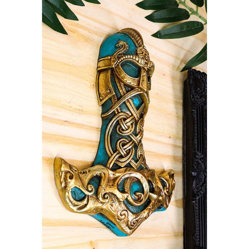 Décoration murale marteau héraldique Thor Ebros