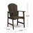 Set Of 2 Outdoor Adirondack Chair, Weather Resistant Acacia Wooden With Dining Design-207780441