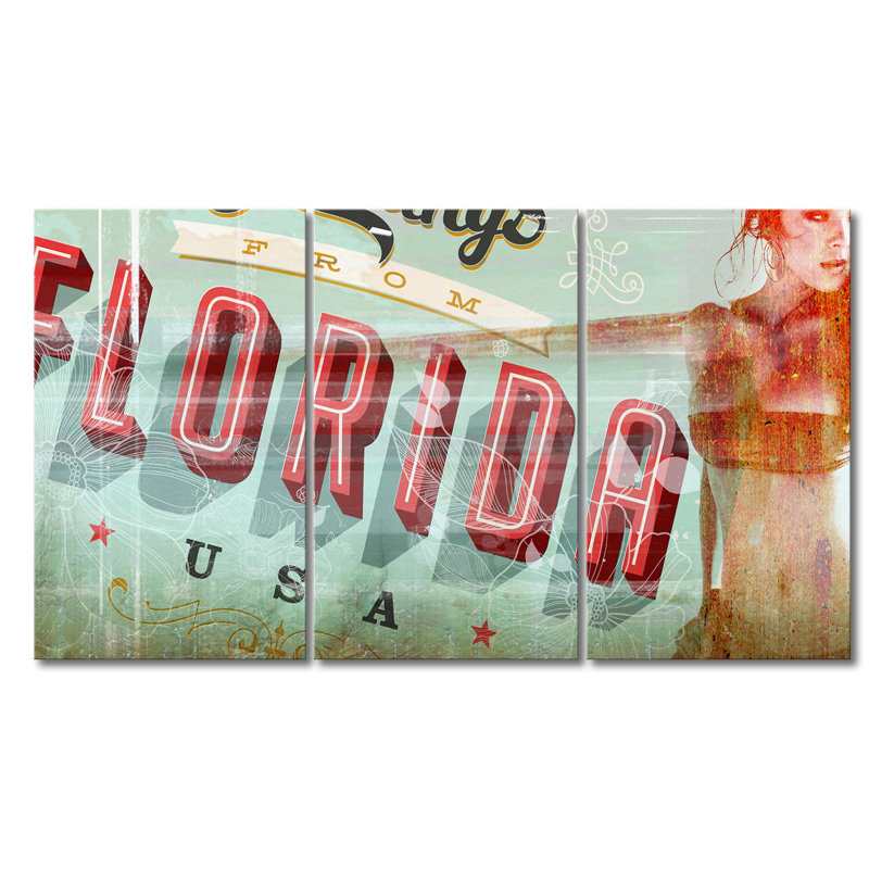 3 Piece Wrapped Canvas Wall Art
