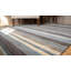 Tapis rayé transitionnel bleu / brun fait à la main Galeana-2085165521
