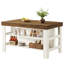 Table pour îlot de cuisine 55,1 po avec espace de rangement et de sièges pour la cuisine-826959385