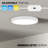 Leitner 1 LED Flush Mount Light – Modern Minimalist Design, Flicker-Free Illumination, Low-Profile, Perfect for Apartments, Lofts, and Small Spaces-78574859-94196480