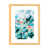 Toile avec cadre en bois beige