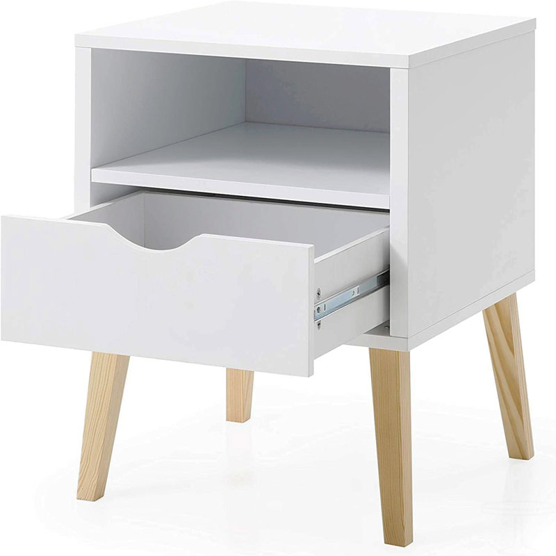 Table de bout Mid-Century moderne Jeff, table de bout et table d'appoint