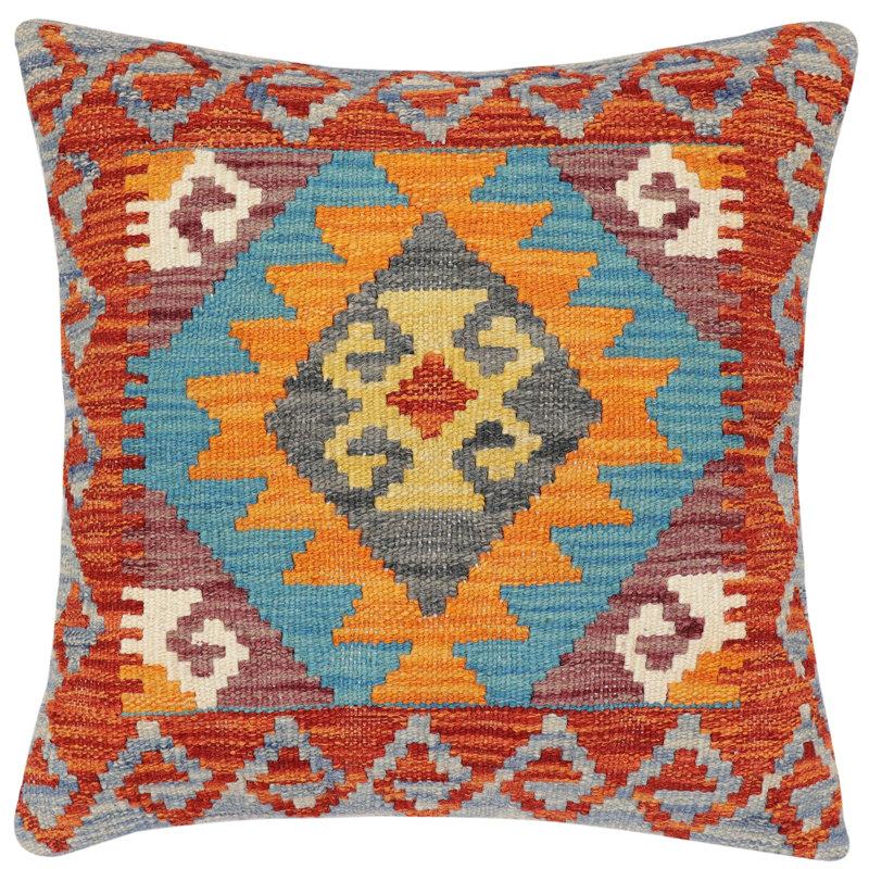 Housse et insert de coussin carré 100% laine