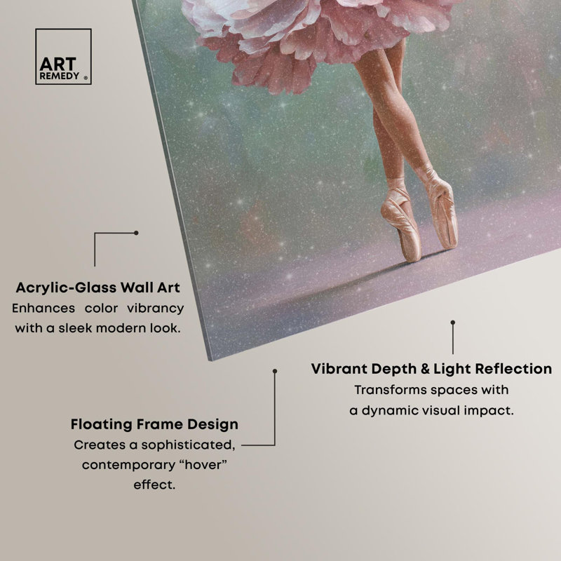 «Blossom Ballerina Glam» par Art Remedy, H 15 po x l 10 po