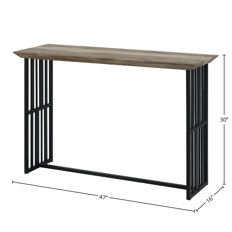 Sofa Table With Double Pedestal