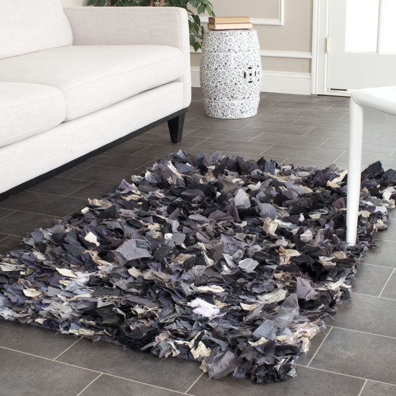 Godsey Shag Hand Woven Performance Rug, Rectangle 5' x 8'