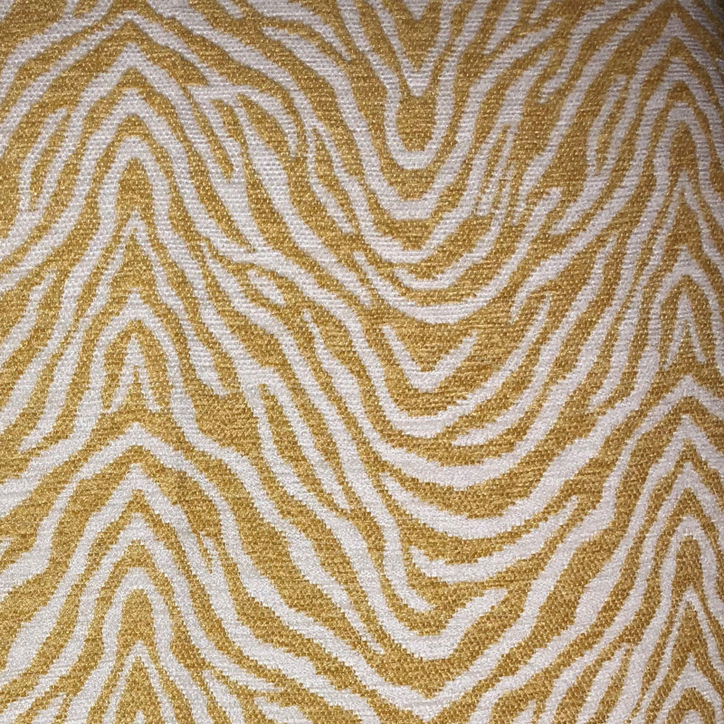 Oreiller luxueux oasis Waves, 18 po x 18 po, Jaune / beige, Coussin décoratif
