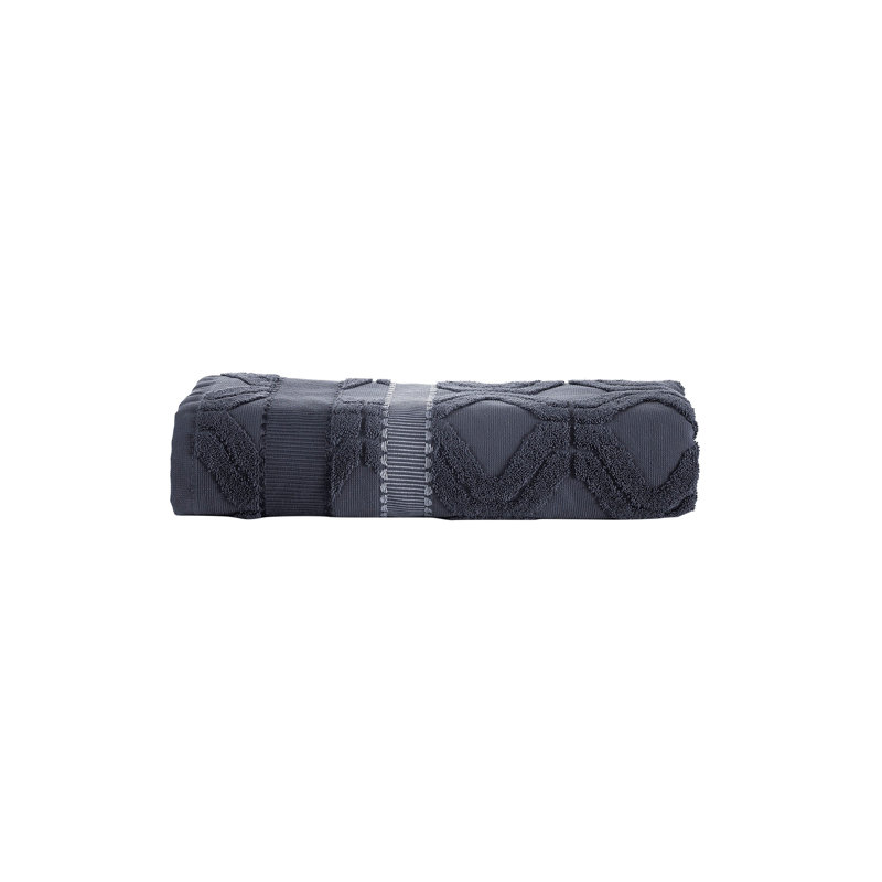 Grande serviette de bain Brooks Brothers, Anthracite
