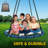 750lbs Spider Web Tree Swing 45 inch with Swivel