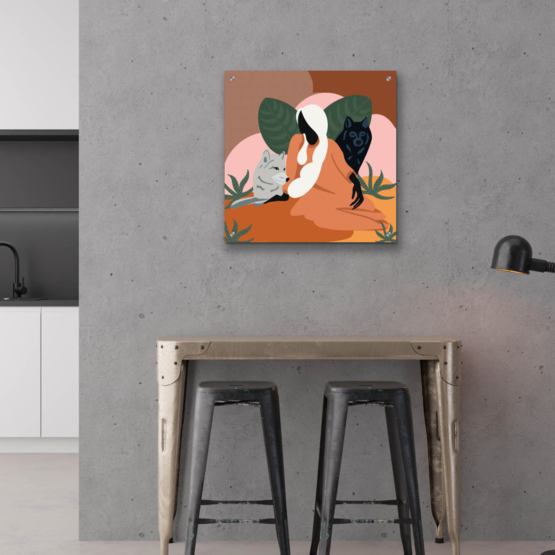 Art mural en verre acrylique «Mother Nature 2» Epic Art, 24 po x 24 po, H 24 po x l 24 po