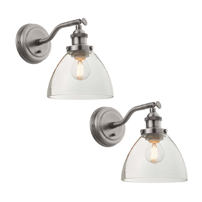 Anais Barn Light, Brushed Silver