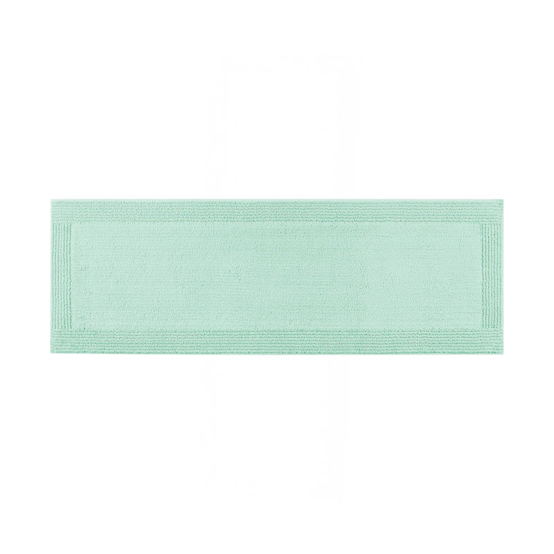 1 tapis de bain réversible 100% coton touffeté 3000 g / m² vert, Rectangle 1 pi 5 po x 2 pi