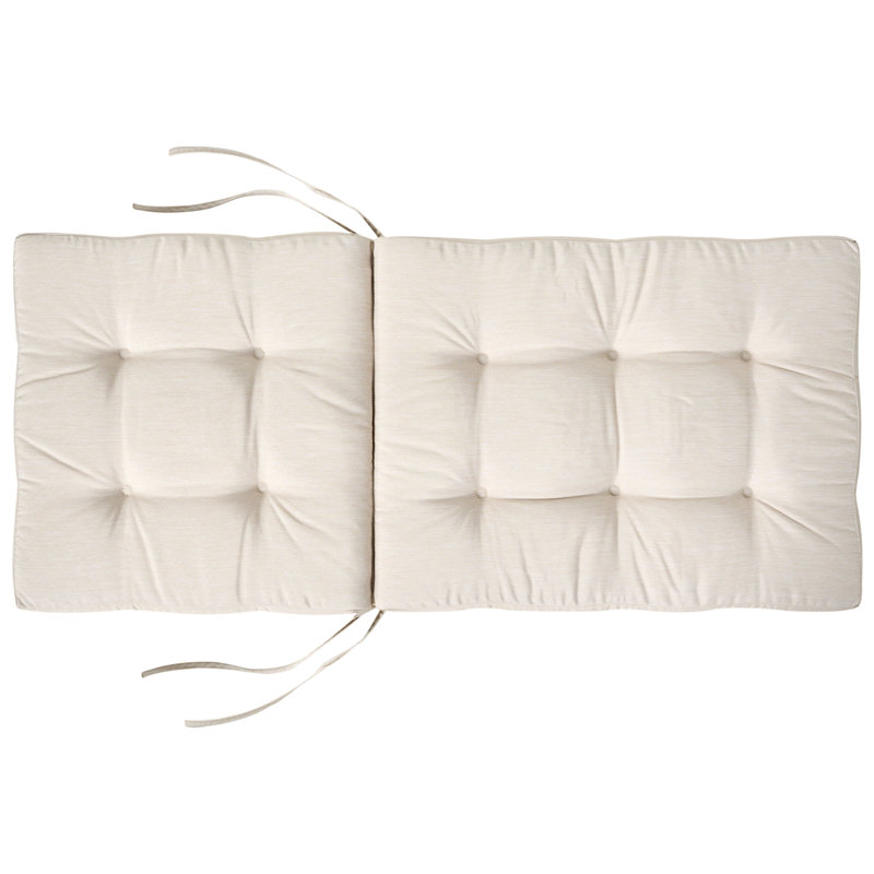 Set of 2 Back/Seat Cushions MAUI PREMIUM, Light Beige