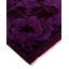 Tapis unique fait à la main Fine Vibrance - mauve, 10 pi 2 po x 14 pi 0 po
