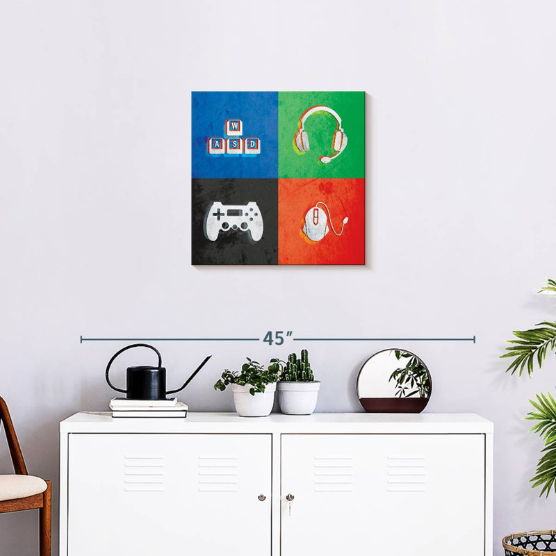 Senne Glitch Style Gamer Essentials, H 20 po x l 20 po
