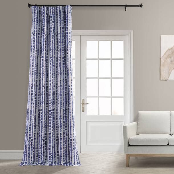 Latitude Run® Printed Cotton Curtains for Bedroom - Room Darkening ...