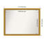 Townhouse Gold Non-Beveled Bathroom Wall Mirror-1016737293