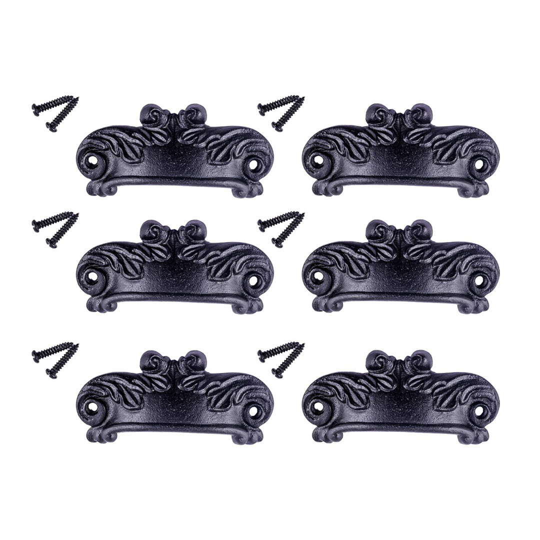 Cabinet or Drawer Iron 3 1/4" Center to Center Cup Pull (Set of 6) The Renovators Supply Inc.
