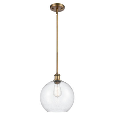 Baran 1-Light Dimmable Globe Pendant