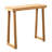 35.8" Solid Wood Trapezoidal Leg Narrow Console Table Enterway Table Wood Color-1643902726-1643902724
