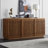Wabi-sabi style design locker sideboard cabinet