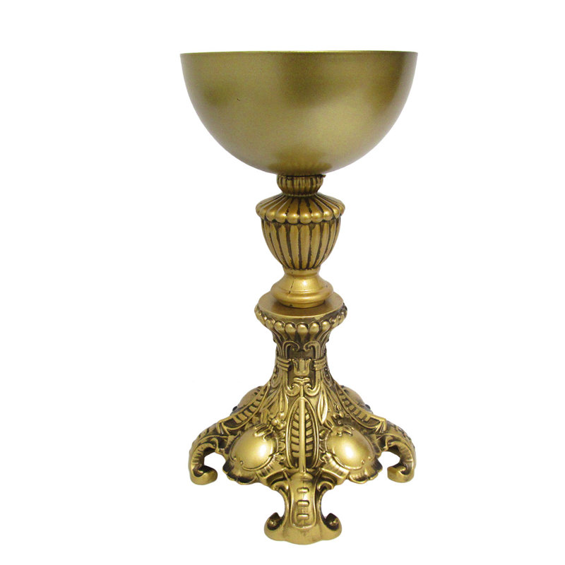 Gaynell Vintage Royal Flower Riser Centerpiece Metal Table Vase