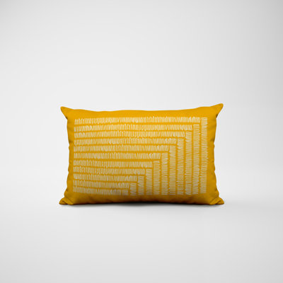 Polyester / Mélange de polyester Housse de coussin rectangulaire intérieure / extérieure lombaire et insert