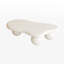 Table basse en forme de nuage avec 3 pieds sphériques pour le salon-130753367-130753371