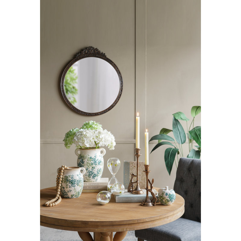 Miroir mural en bois de sapin traditionnel