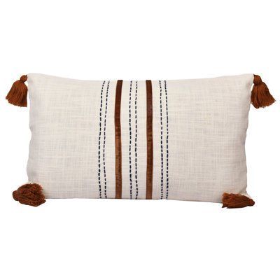 100% Cotton Lumbar Rectangular Pillow Cover