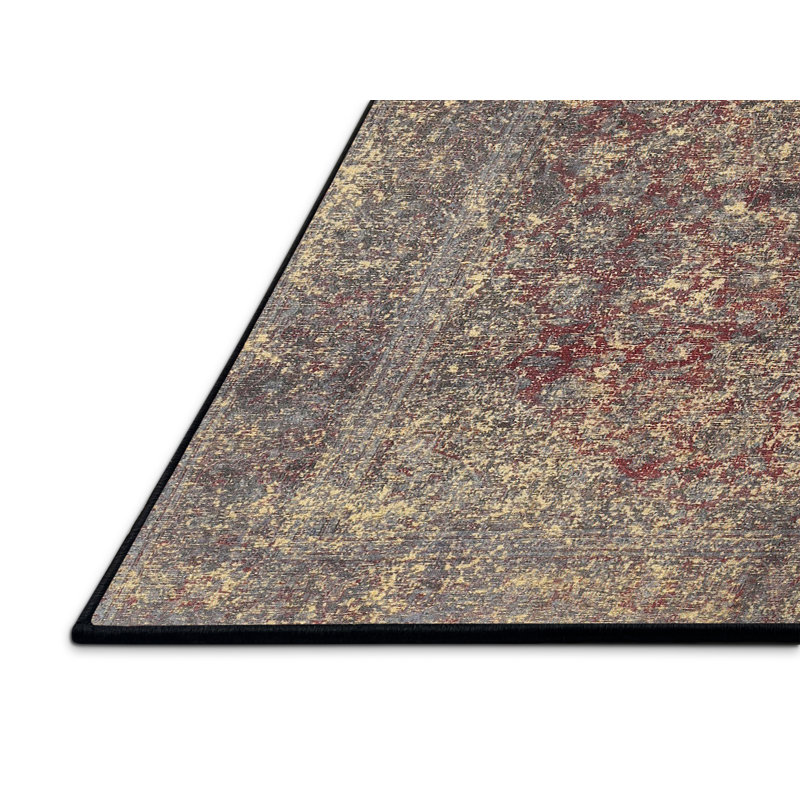 Tapis beige/rouge/brun moyen traditionnel Hentschel, Rectangle 2 pi x 3 pi