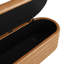 Banc coffre ottoman Burbach de 127 cm de large en similicuir