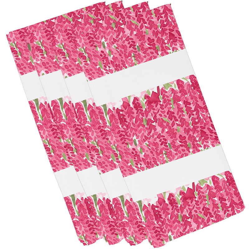 Ensemble de serviettes 4 pièces Elliona, Rose