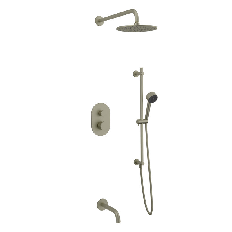 Opera Complete Shower System, Black