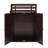 Twin Size Loft Bed With Drawers,Desk,And Wardrobe-Espresso-1092697841-1092697842