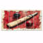 Ensemble de salon de cricket rouge et noir - Cricket Sport Wall Art-892194632