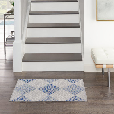 Tapis gris moderne Harriet Eclectic