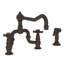 Fairfield Kitchen Bridge Faucet with Side Spray-1986069023
