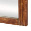 Jakyan Distressed Brown Floor Mirror with Carved Grooves and Natural Wood Grain