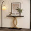 Console d'appoint, pieds d'entrée en métal luxueux, mobilier d'entrée haut de gamme
