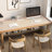 Burlywood Rectangular Solid Wood desks-107285086