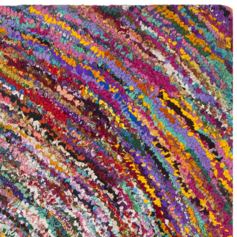 Tapis abstrait performance touffeté à la main Anaheim, Rond 8 pi