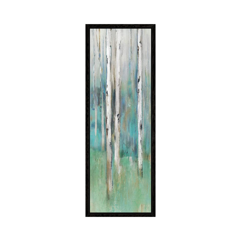 Foothills III by Isabelle Z - Panoramic Print on Canvas, 152.4 cm H x 50.8 cm W, Black Framed