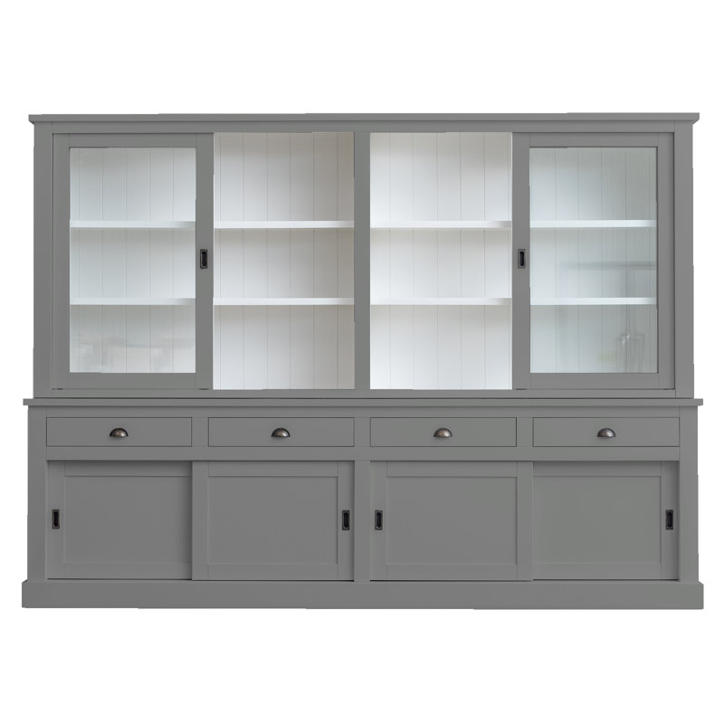 Butler Display Cabinet, Dusty Grey 